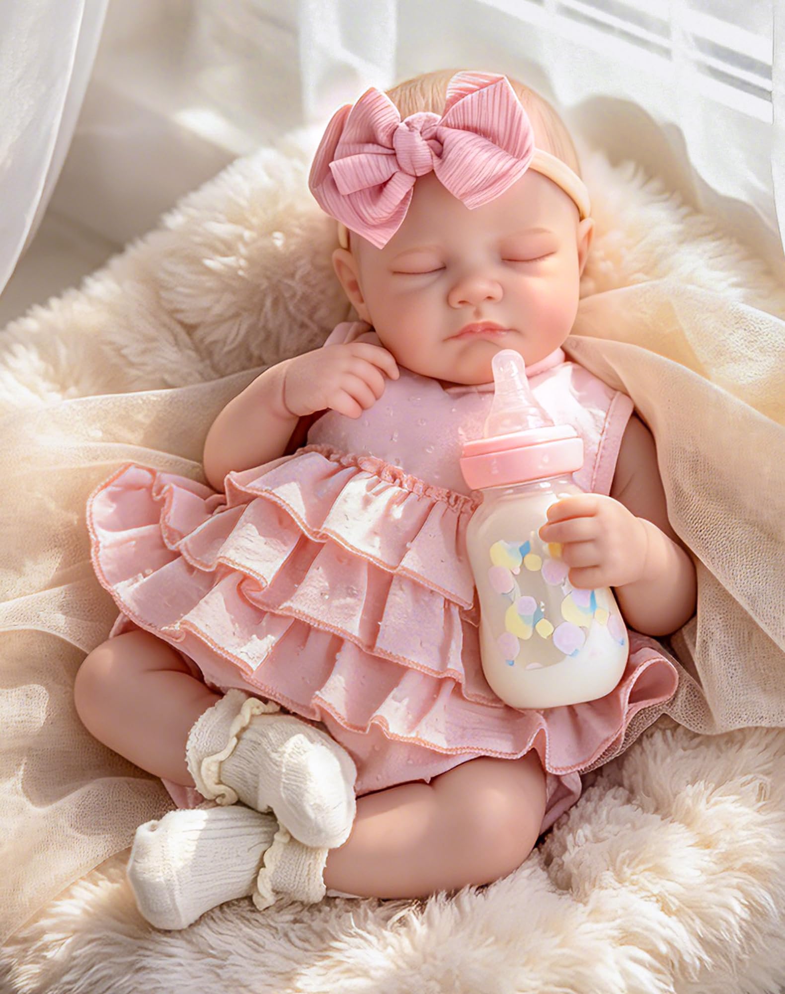 Aori Reborn Baby Dolls Girl 20'' Realistic Sleeping Newborn